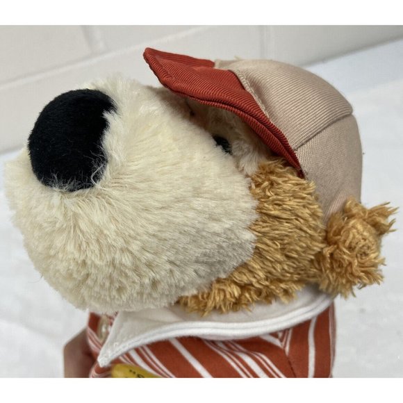 Chantilly Lane Plush Musical Brown Bear Stuffed Animal "When You're Smiling" - Picture 3 of 7